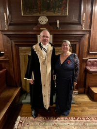 Professor Anne Curry admitted as a freeman of the Worshipful Company of Bowyers
